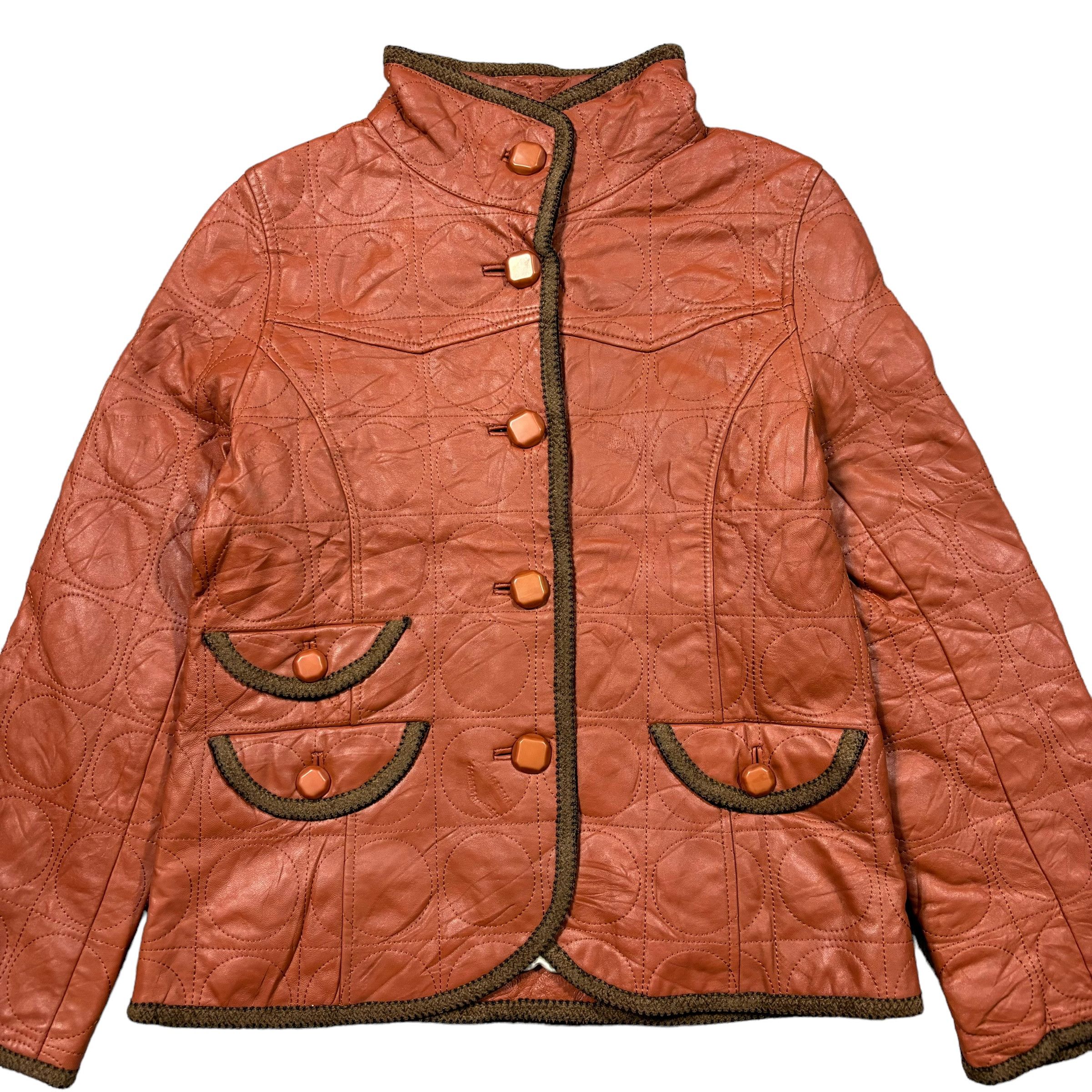 Balmain Vintage balmain leather jacket Size S / US 4 / IT 40 - 2 Thumbnail