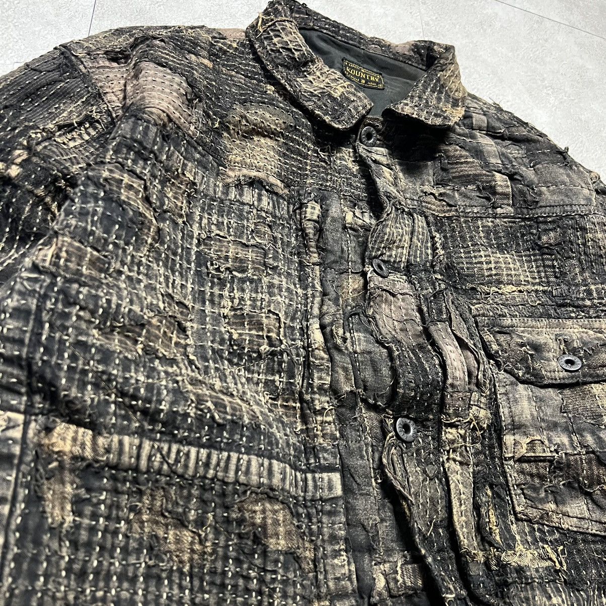 Kapital × Kapital Kountry Kapital Kountry BLACK BORO SPRING 1ST Denim Jacket Size US L / EU 52-54 / 3 - 7 Thumbnail