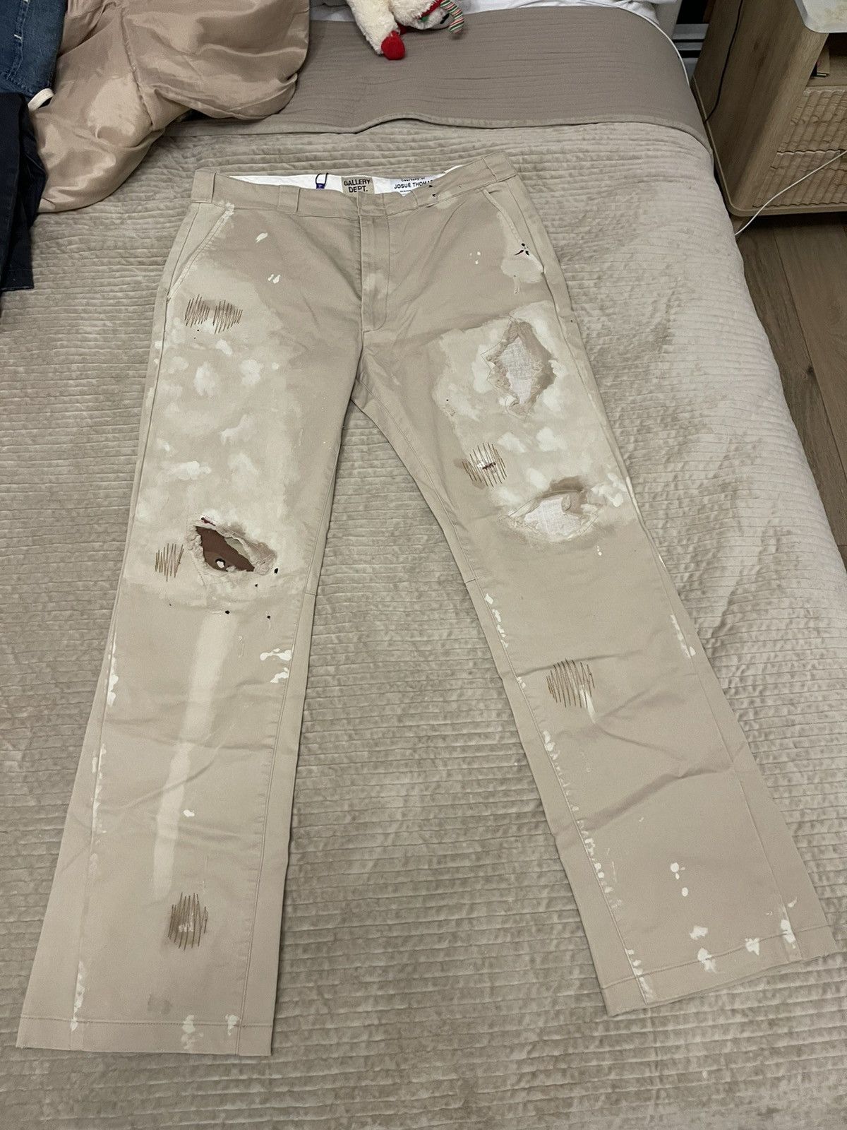 GALLERY DEPT. RICO CHINO FLARES - TAN 38 x 34