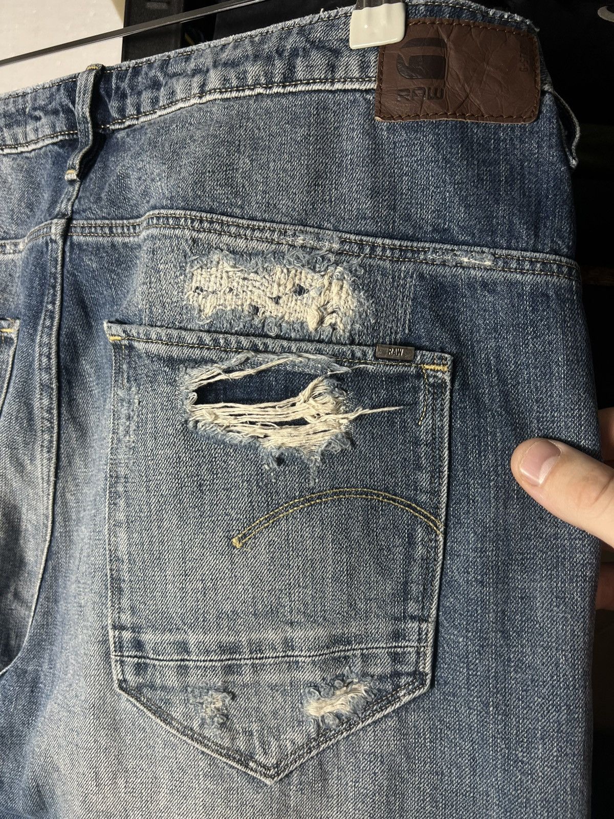 G-Star 👖 G-Star RAW ARC 3D Boyfriend Jeans Women Vintage Distressed Size 28" / US 6 / IT 42 - 13 Thumbnail