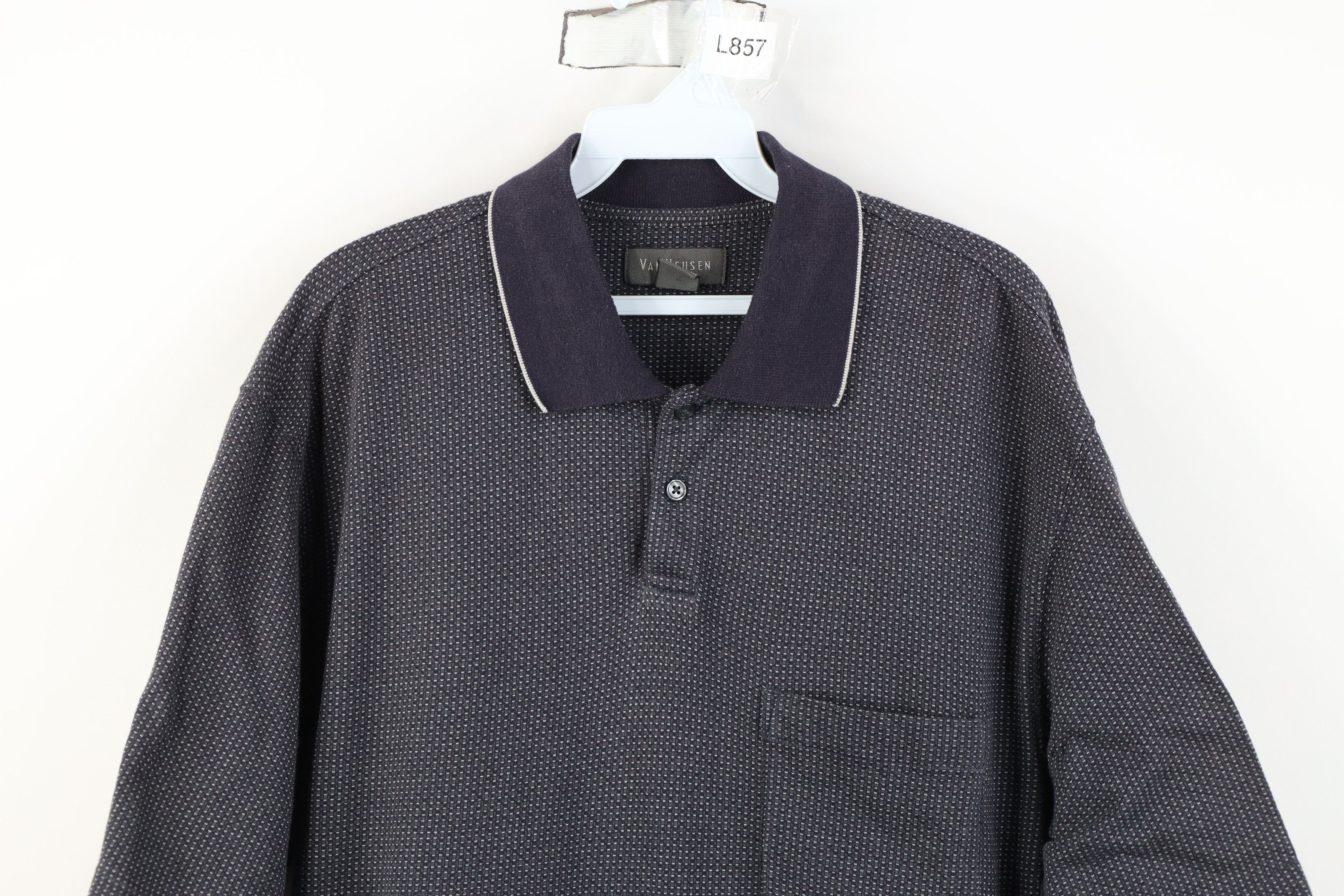 Vintage Vintage 90s Streetwear Knit Collared Golf Polo Shirt Size US L / EU 52-54 / 3 - 2 Thumbnail
