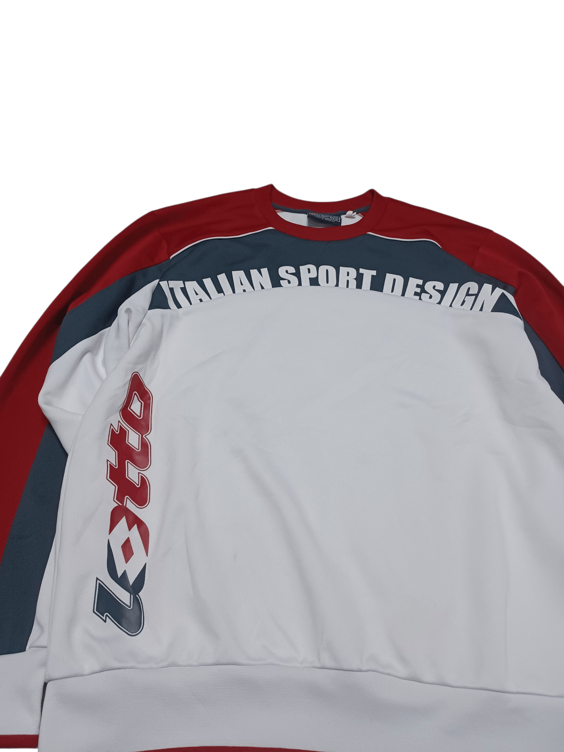 Lotto Sport LOTTO VINTAGE ITALIAN SPORT DESIGN SWEATSHIRT Size US XL / EU 56 / 4 - 2 Thumbnail