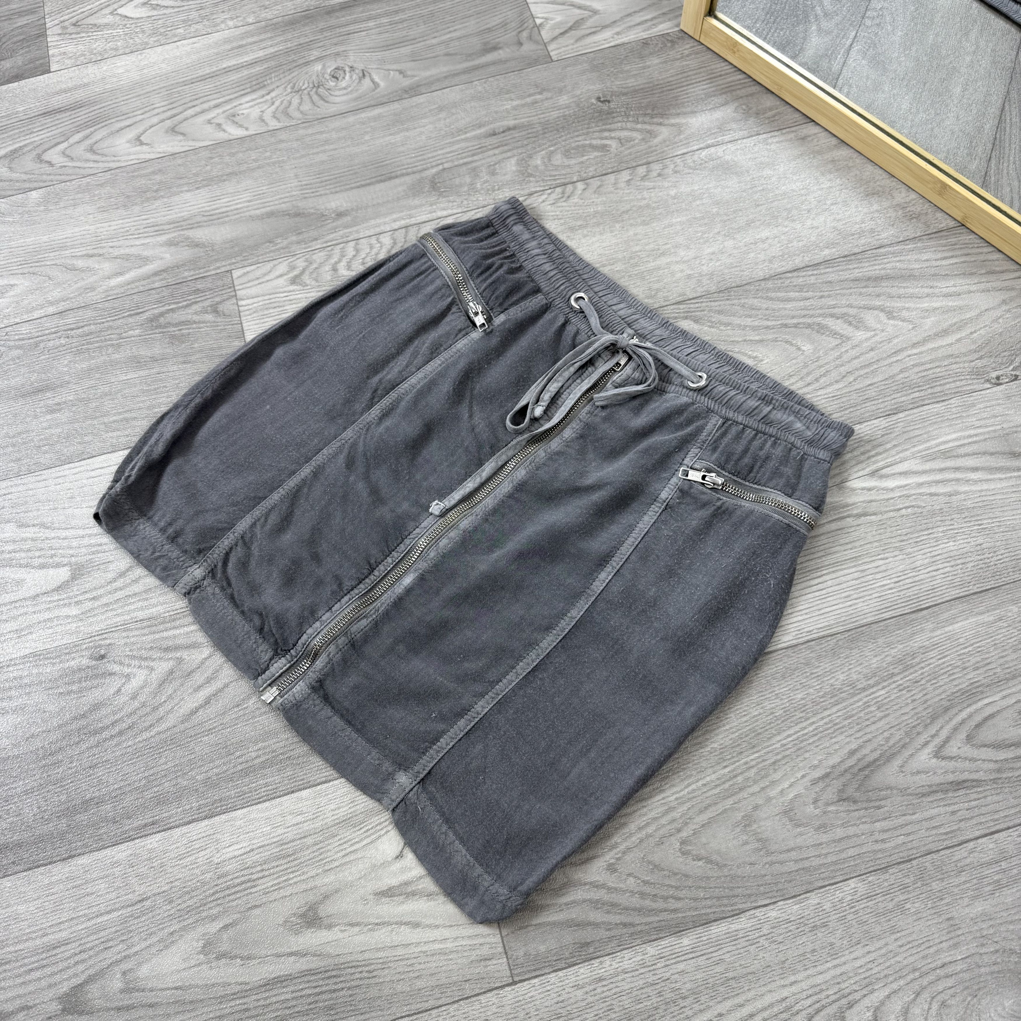 Vintage Vintage Grunge Avantgarde Y2K Grey Mini Skirt Size 26" / US 2 / IT 38 - 4 Thumbnail