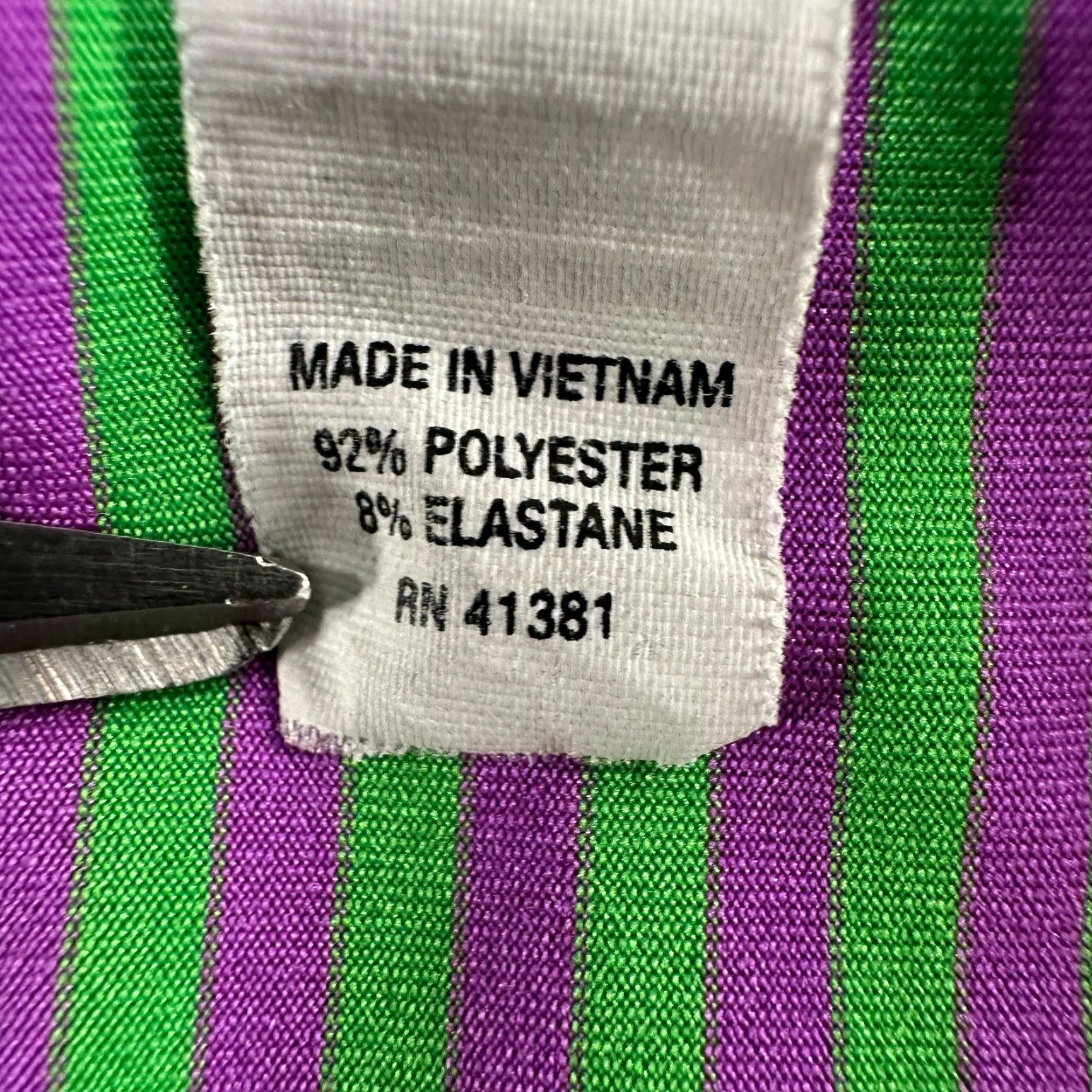 RLX Ralph Lauren RLX Ralph Lauren Polo Shirt Mens XL Performance Golf Striped Multicolor Green Purple Polo Shirt Mens XL Size US XL / EU 56 / 4 - 3 Thumbnail