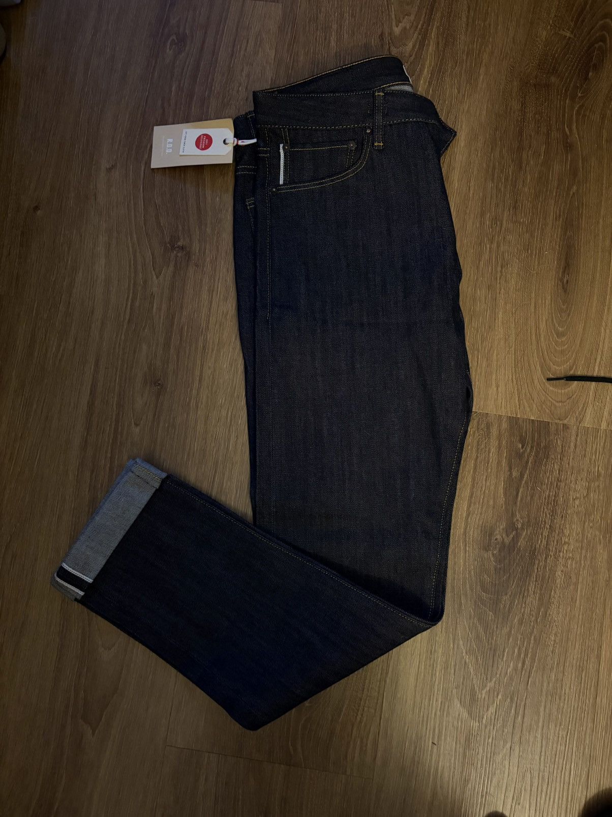 Jack & Jones Jack & Jones R.D.D Selvedge Denim Jeans Raw Indigo Size US 32 / EU 48 - 9 Thumbnail