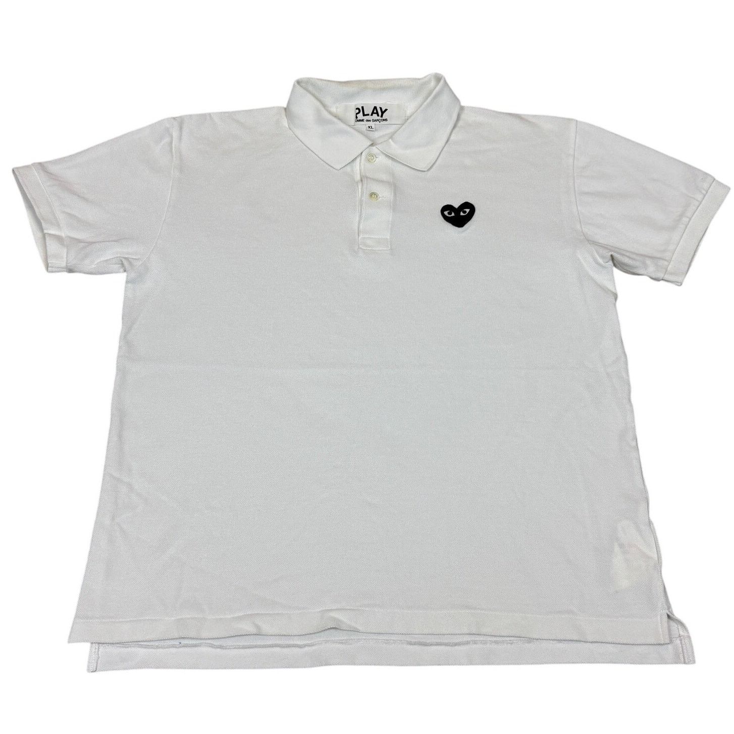 Comme des Garcons Play CDG Black Heart Polo Shirt Men's XL