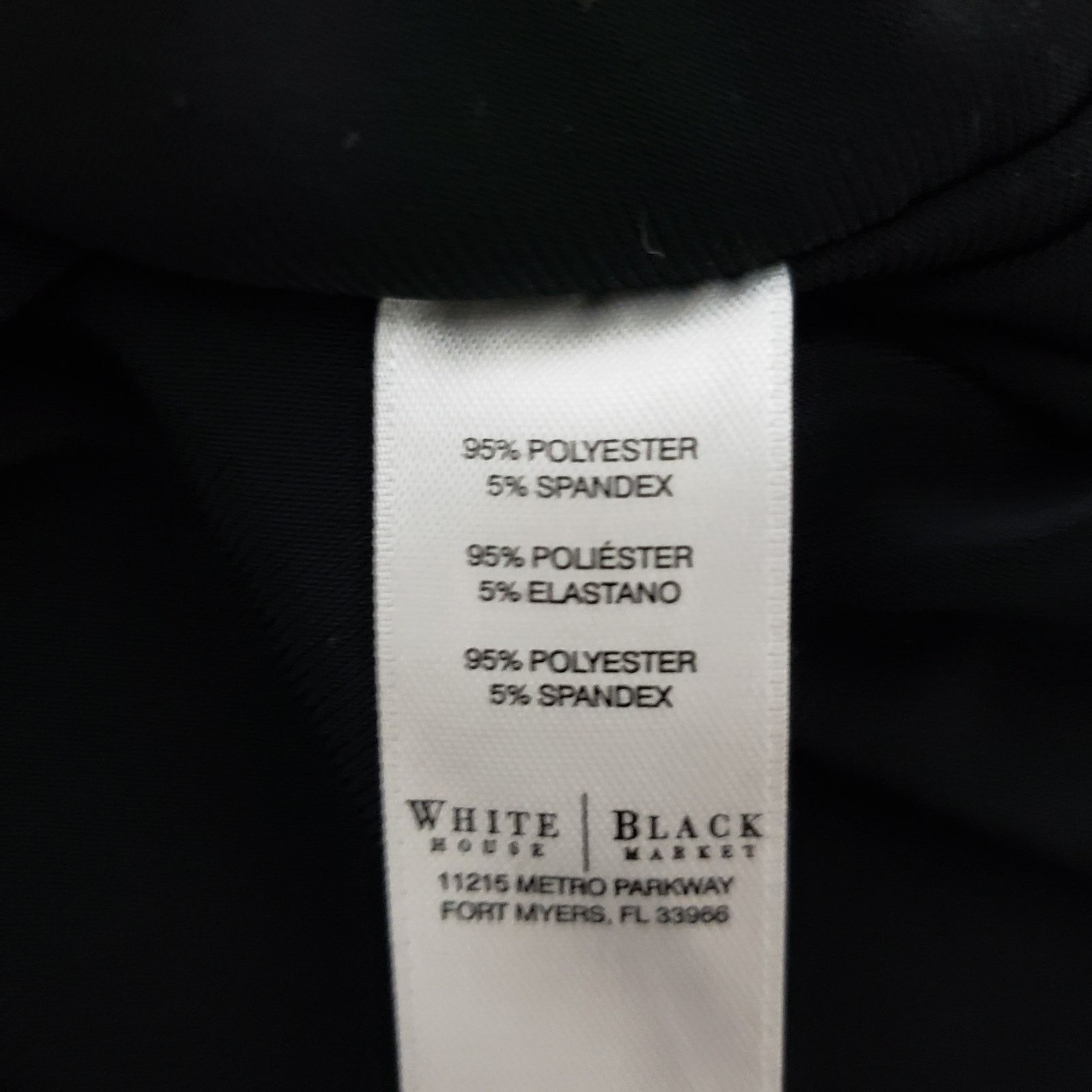 White House Black Market WHBM Button Shoulder Tunic Dress M Drape Ruched Black Size M / US 6-8 / IT 42-44 - 11 Thumbnail