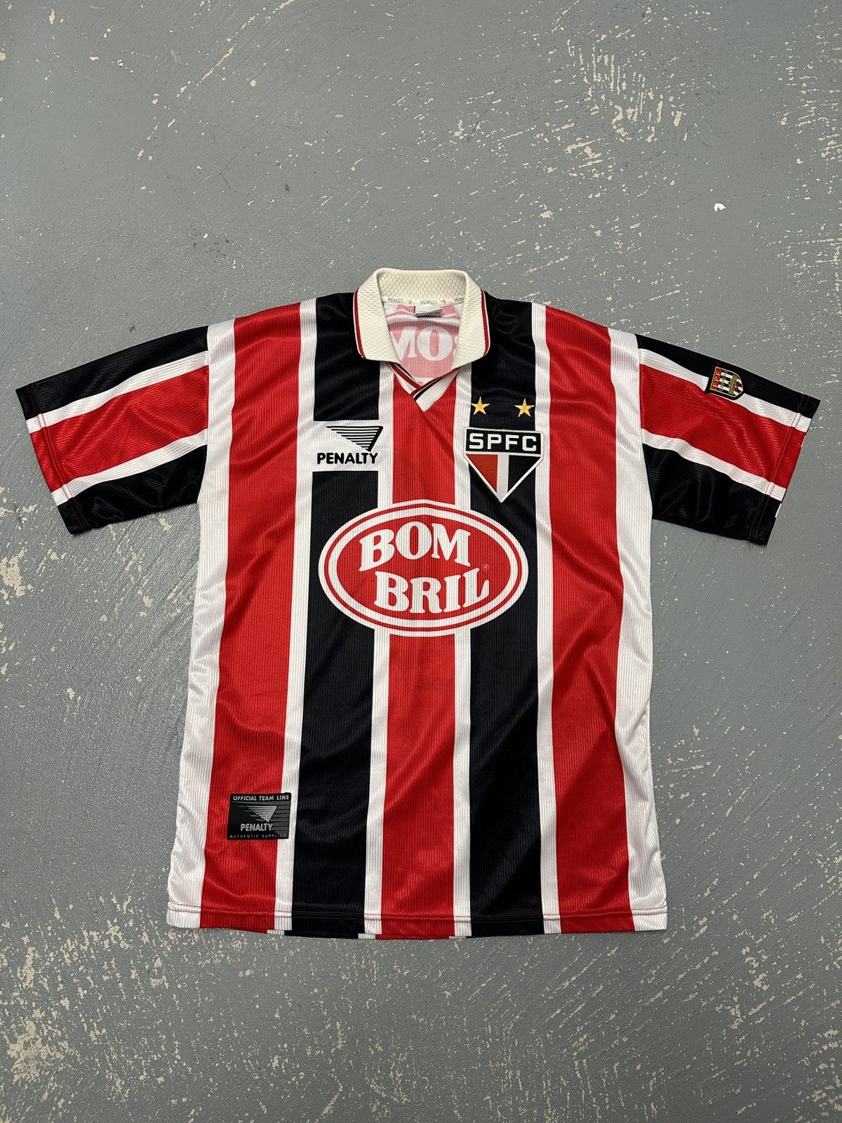 image of Soccer Jersey x Vintage São Paulo 1999 Rai Away Jersey in Black, Men's (Size Large)