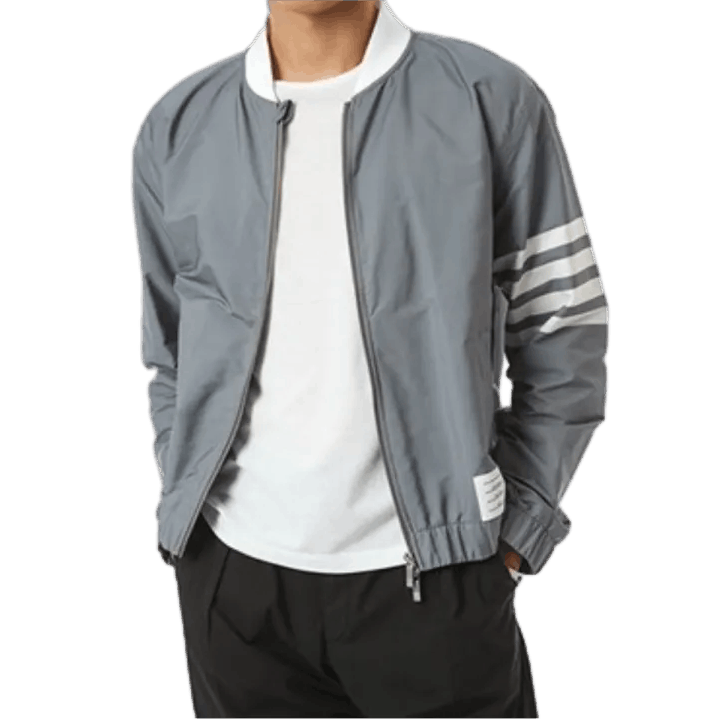 Thom Browne Thom Browne Classic Four Stripe Zip Jacket Size US S / EU 44-46 / 1 - 1 Thumbnail