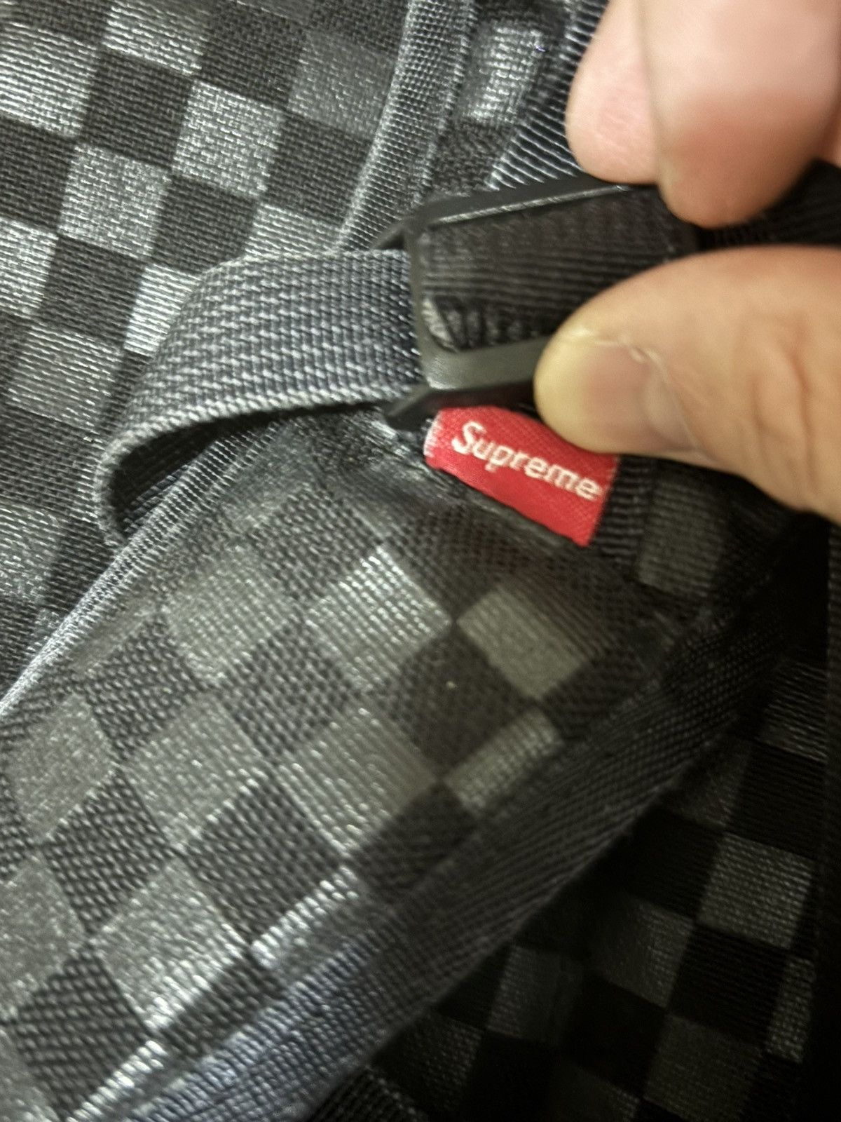 Supreme Supreme Damier Backpack 2011 Black Size ONE SIZE - 4 Thumbnail