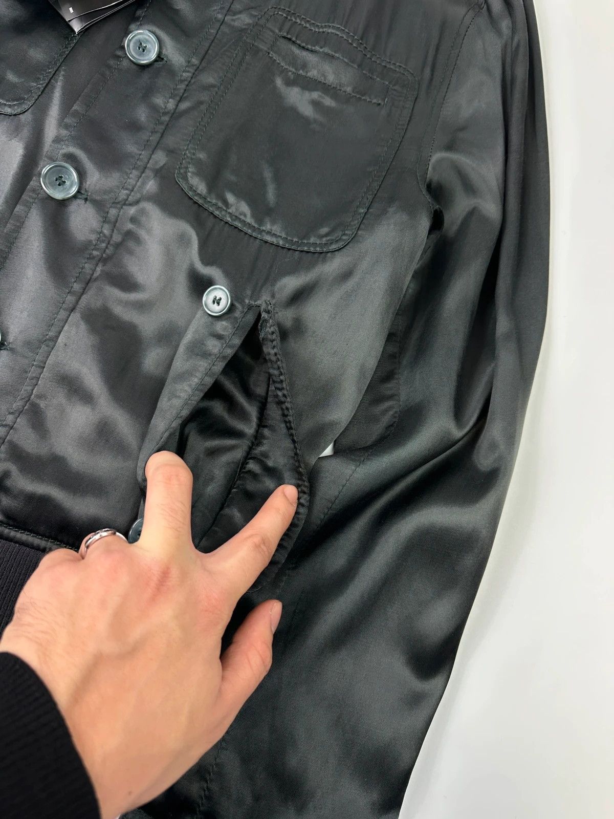 Dolce & Gabbana Dolce & Gabbana Super Light Dark Green Cargo Flight Jacket Size US S / EU 44-46 / 1 - 6 Thumbnail