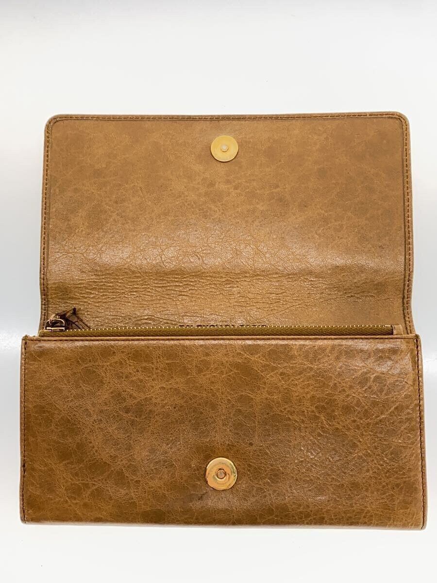 Balenciaga Balenciaga Leather Long Wallet Beige Size ONE SIZE - 4 Thumbnail
