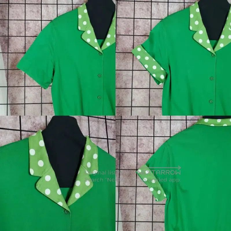 Dior Dior Green Polka Dot Women's T. Size M / US 6-8 / IT 42-44 - 6 Thumbnail