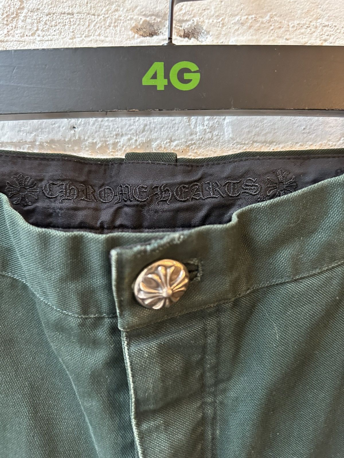 Chrome Hearts Chrome Hearts JAPAN LIMITED GREEN double knee carpenter jean Size US 34 / EU 50 - 2 Thumbnail
