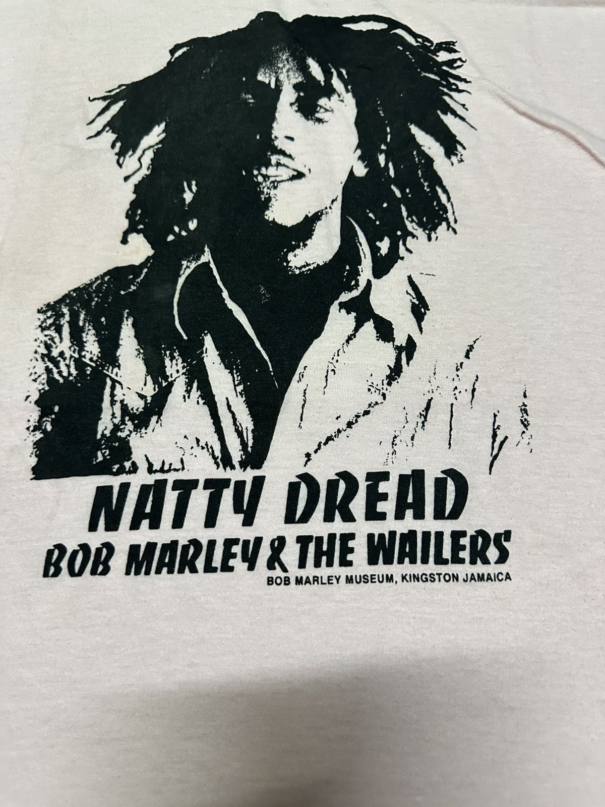Band Tees Vtg 80s Bob marley face band tee Size US L / EU 52-54 / 3 - 4 Thumbnail