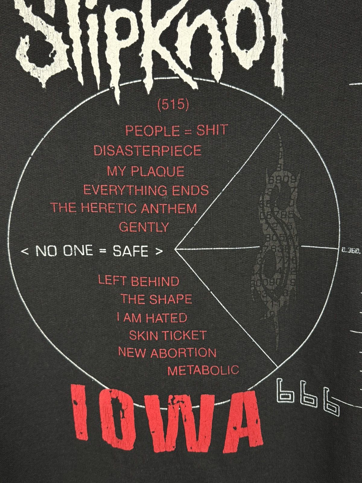 Band Tees Vintage Slipknot Iowa Metal Band Hoodie Black Size ~M Size US M / EU 48-50 / 2 - 8 Thumbnail
