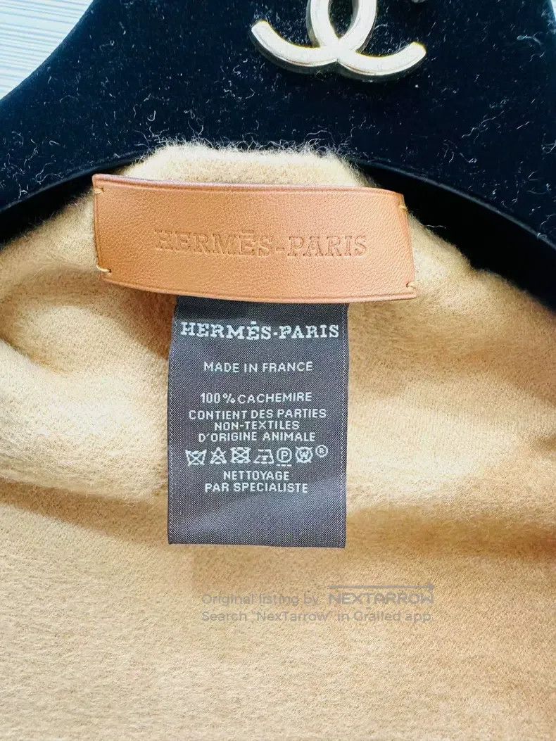 Hermes Hermes Cashmere and Leather Cloak Shawl Size M / US 6-8 / IT 42-44 - 4 Thumbnail