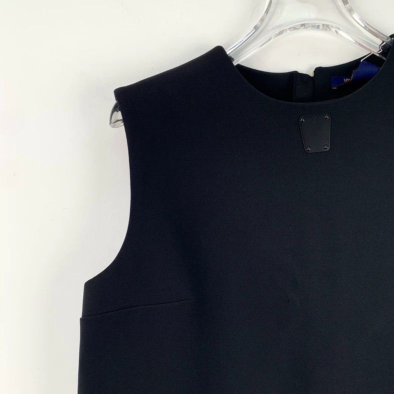 Louis Vuitton Louis Vuitton 23 Sleeveless Crew Neck Dress in Dark Blue S Size XS / US 0-2 / IT 36-38 - 3 Thumbnail