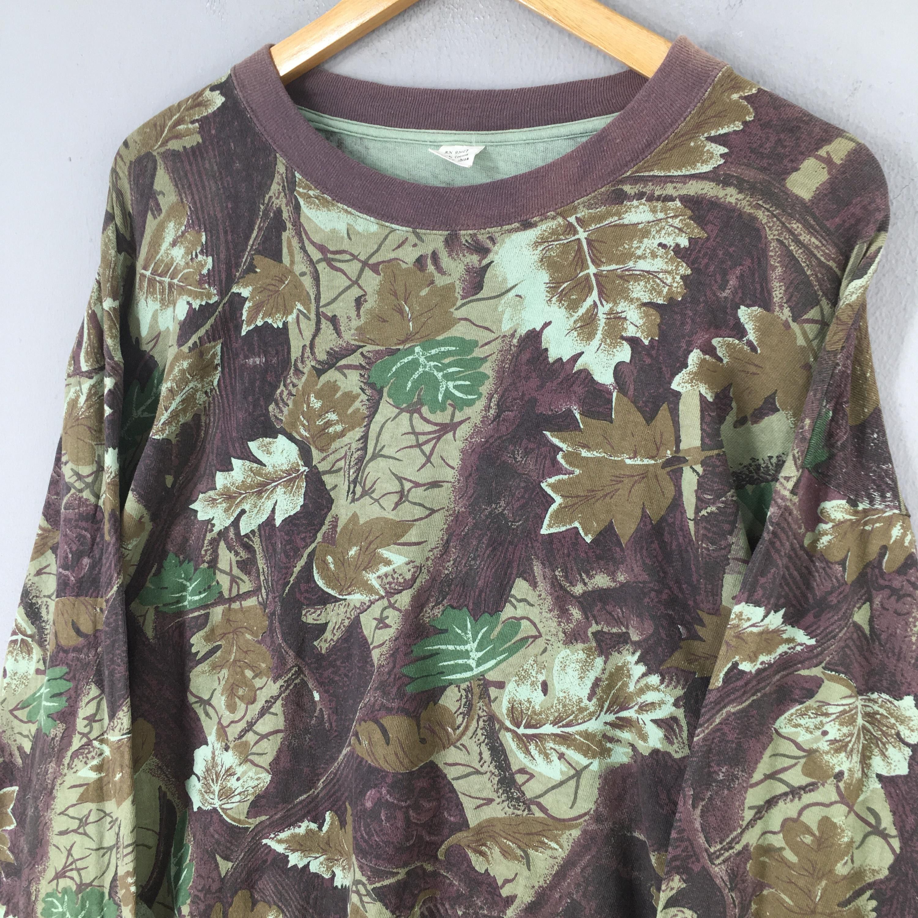 Mossy Oaks × Realtree × Vintage Vintage 1980's Real Tree Camo Longsleeve T shirt XLarge Size US XL / EU 56 / 4 - 3 Thumbnail