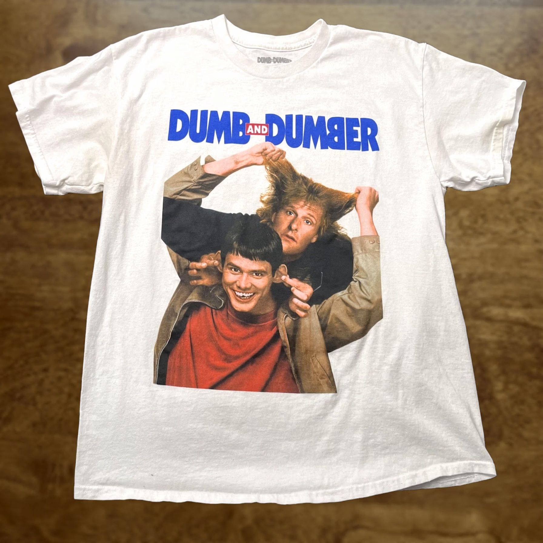 Vintage Hybrid Dumb And Dumber Shirt Mens L White Movie Graphic Comedy Tee T-Shirt Size US L / EU 52-54 / 3 - 1 Thumbnail