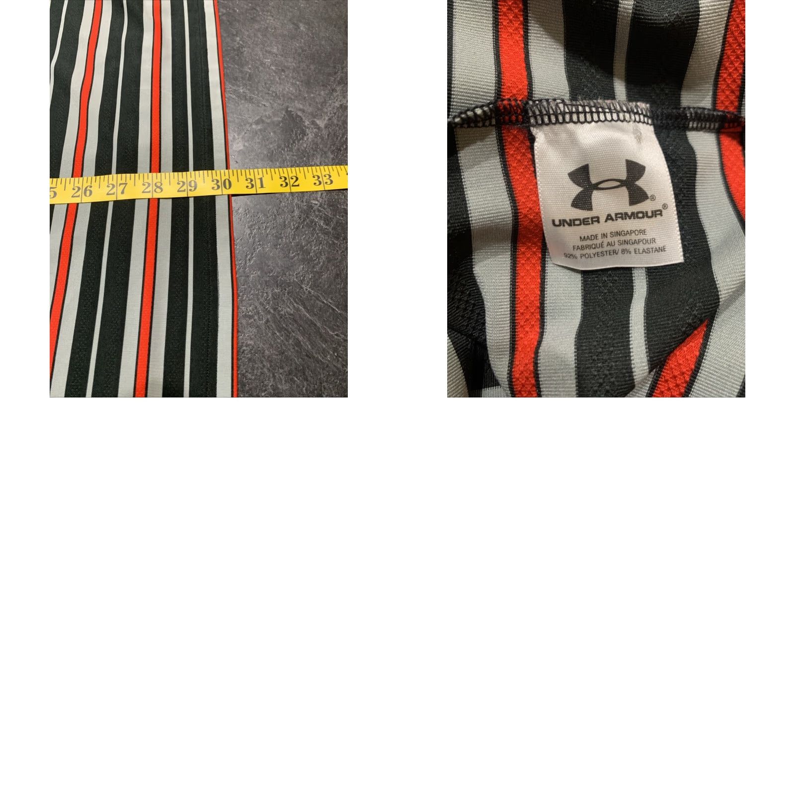 Under Armour Under Armour Golf Polo Shirt Men XL - Blue Striped Moisture Wicking UV Protection Size US XL / EU 56 / 4 - 8 Thumbnail