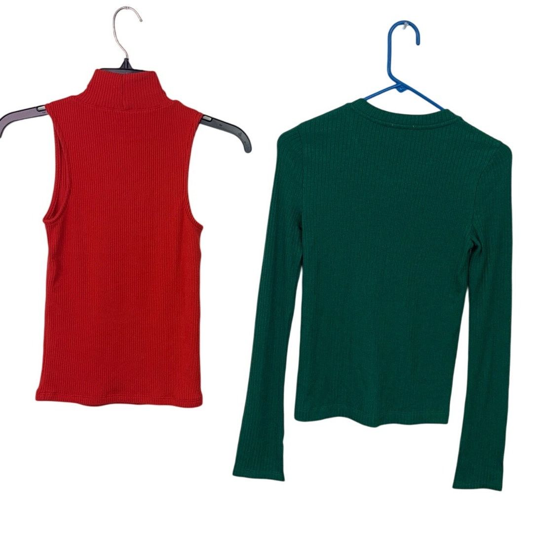 American Eagle Outfitters 2 New American Eagle Womens Small Button Ribbed Sweaters Size S / US 4 / IT 40 - 2 Thumbnail