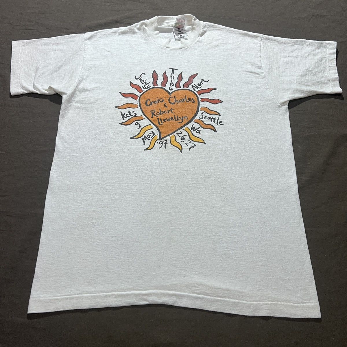 Vintage 90s Swirly Thing Alert Robert & Craig Comedy movie Tee Humor Size US XL / EU 56 / 4 - 2 Thumbnail