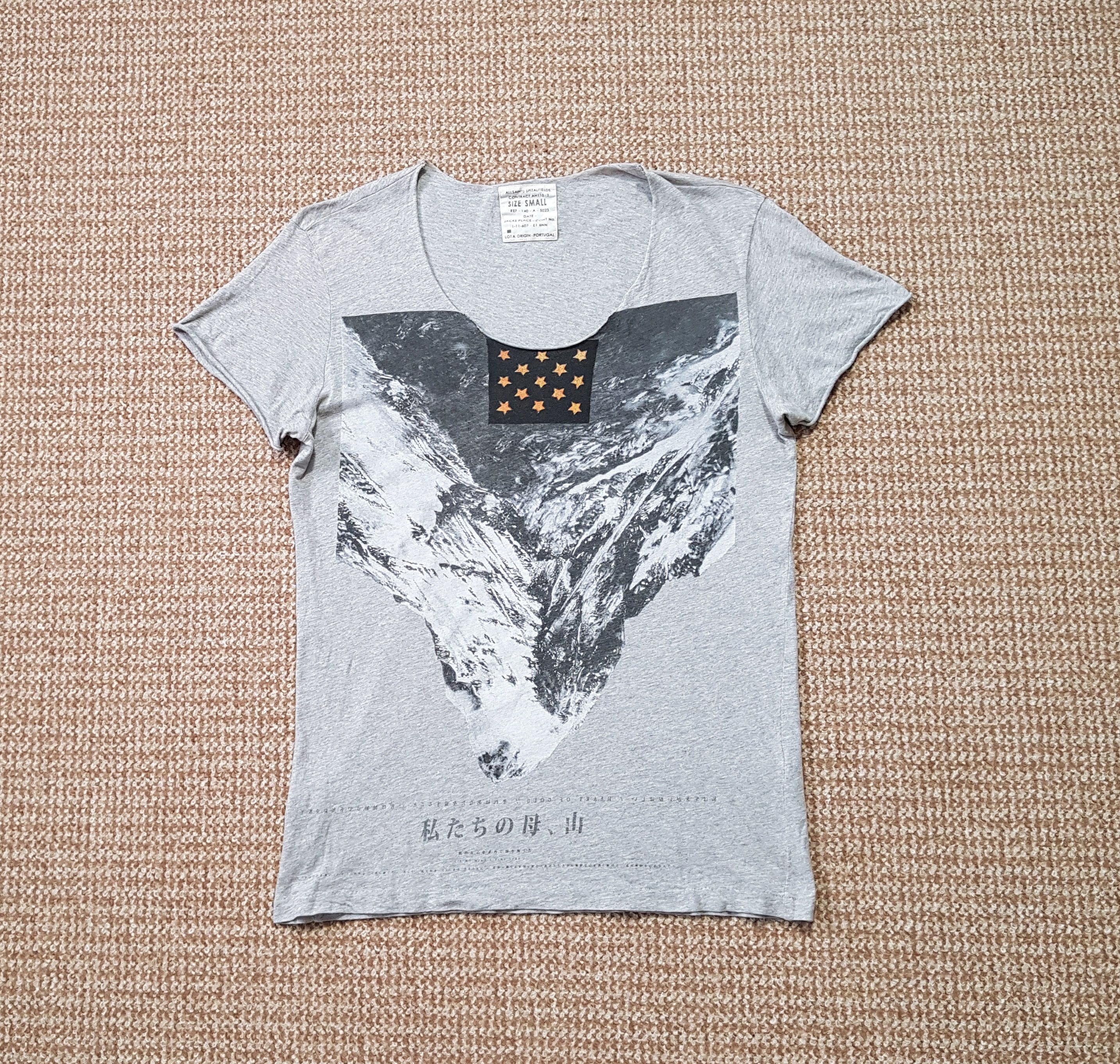 AllSaints Mother Mountain Raw Scoop T Shirt sz S