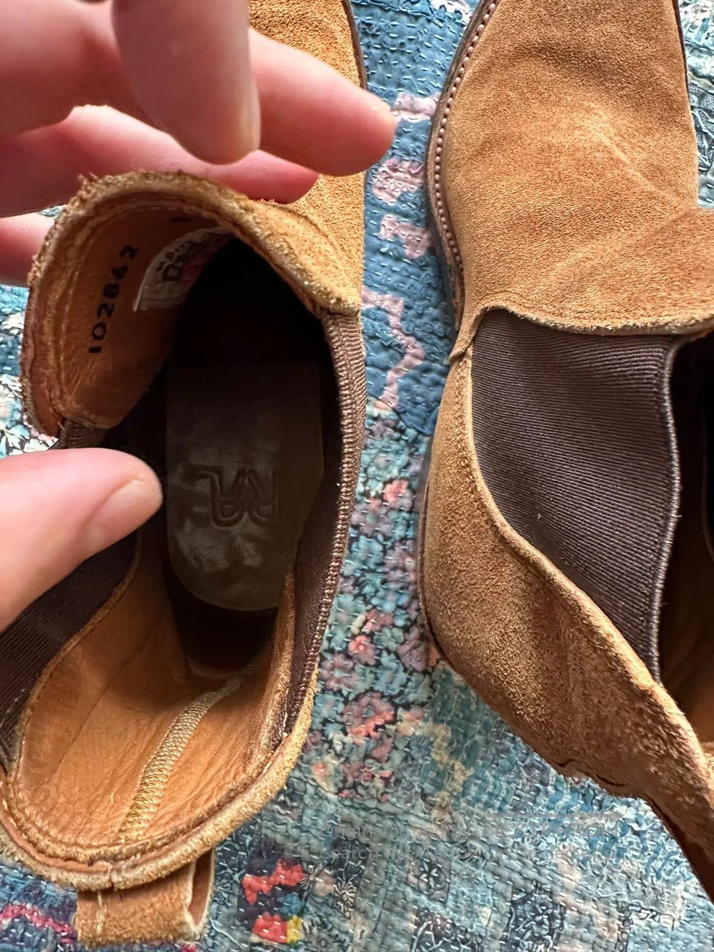 RRL Ralph Lauren RRL Western Chelsea Suede Boots. Size US 8 / EU 41 - 4 Thumbnail