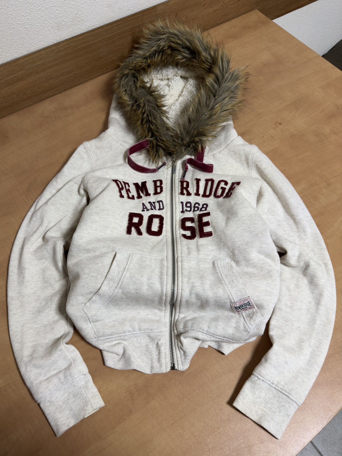 If Six Was Nine × Japanese Brand × Le Grande Bleu (L.G.B.) Vintage Japanese Fur Hood Hysteric Glamour Style Zip Hoodie Size US S / EU 44-46 / 1 - 1 Thumbnail