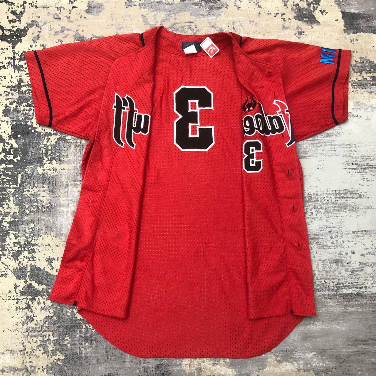 Japanese Brand T62 VTG MIE BUFFALOES 3 REWARD BASEBALL JERSEY Size US L / EU 52-54 / 3 - 3 Thumbnail