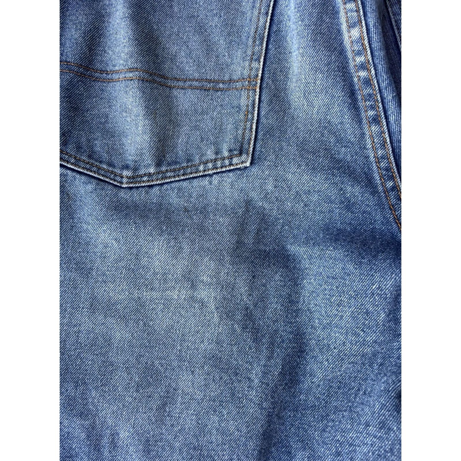 Chaps VINTAGE Chaps Carpenter Jeans Shorts Mens 34 Denim 5-Pocket Distressed Grunge Y2K 90s Size US 34 / EU 50 - 6 Thumbnail