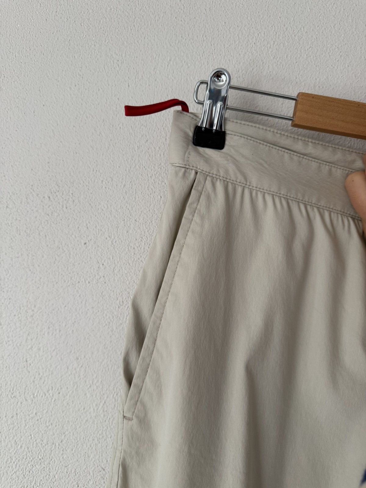 Prada Prada Sport Beige Technical Shorts with Red Tab Size US 30 / EU 46 - 6 Thumbnail