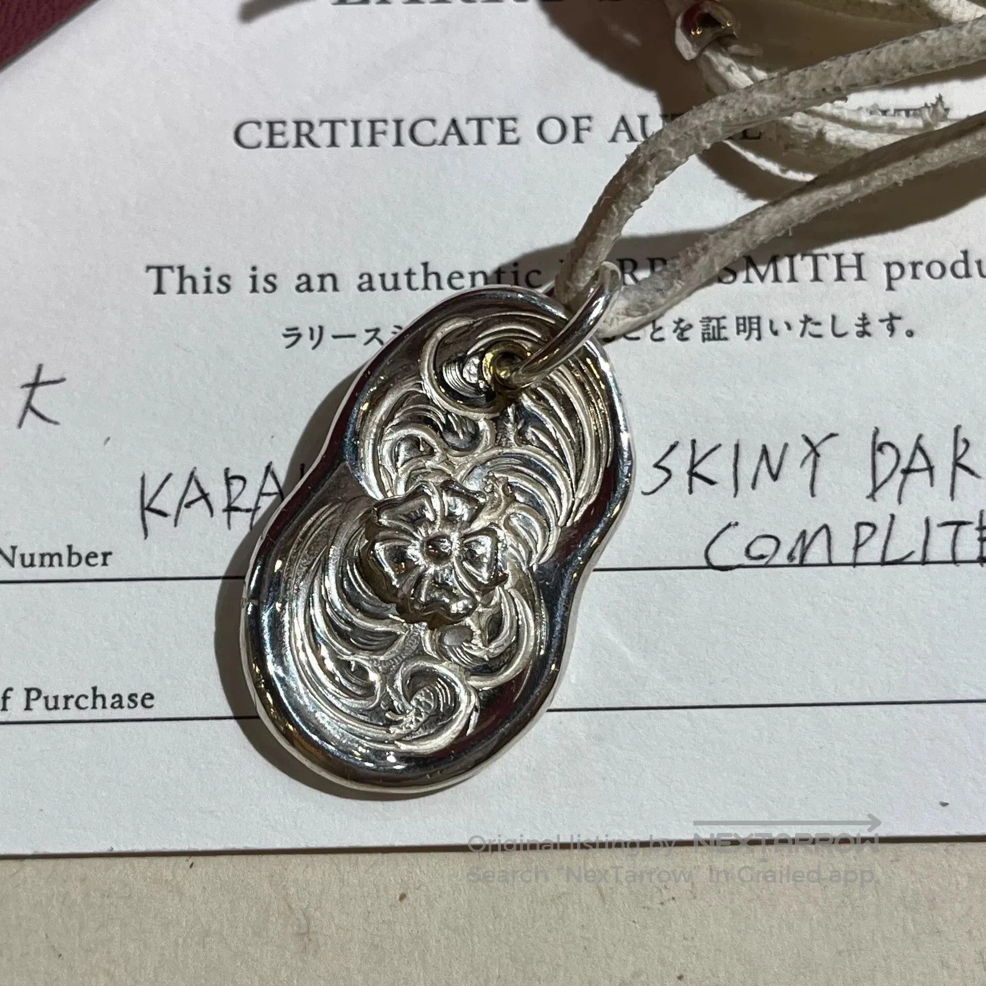 Larry Smith larry smith silver pendant necklace with box. Size ONE SIZE - 4 Thumbnail