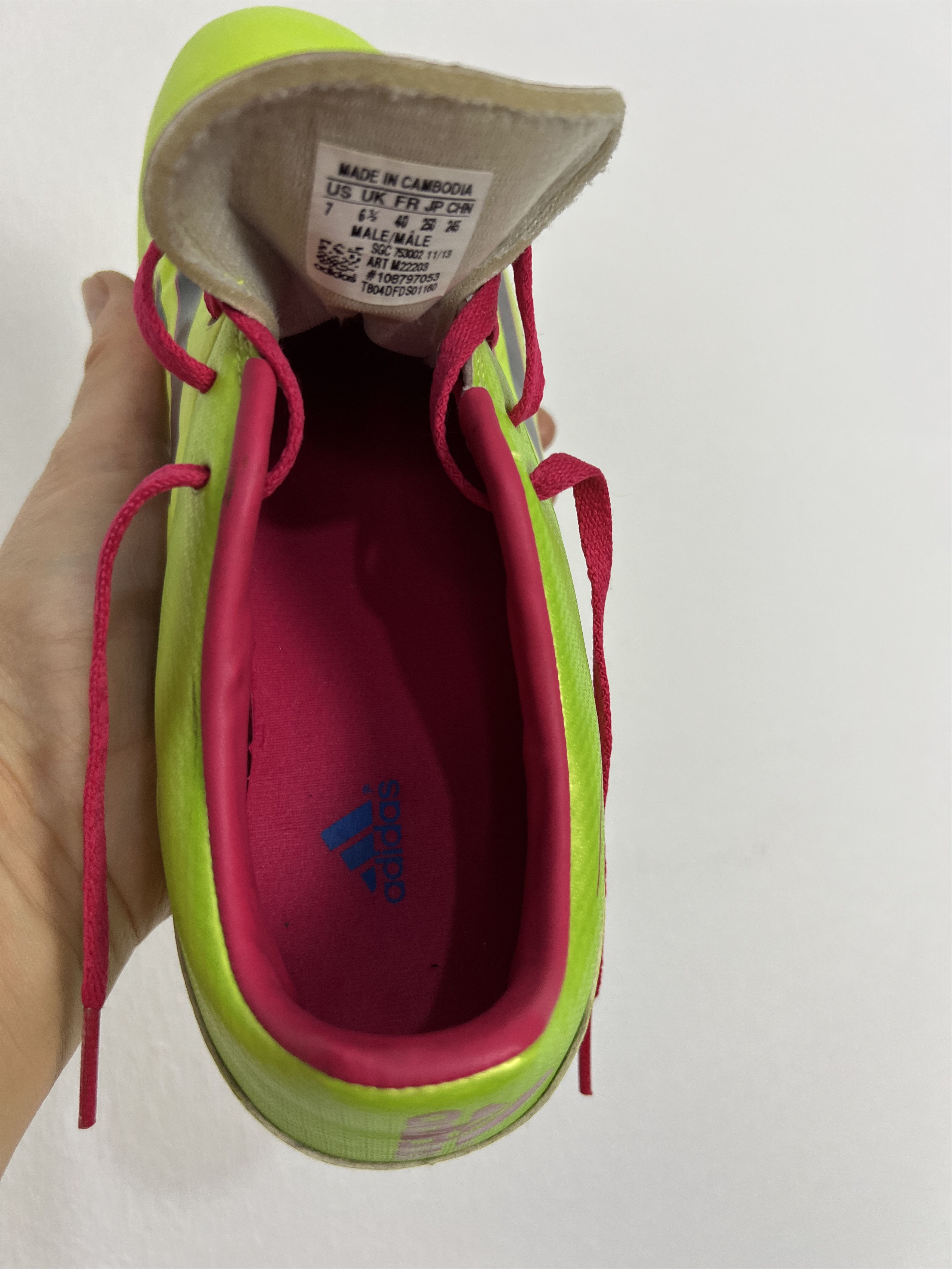 Adidas Adidas F10 TRX FG Football Boots M22203 2013 Soccer Cleats Size US 7 / EU 40 - 10 Thumbnail