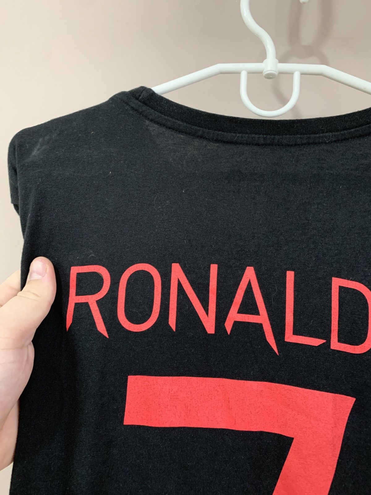 Adidas Manchester United Football T Shirt Adidas Soccer RONALDO #7 Size US XL / EU 56 / 4 - 6 Thumbnail