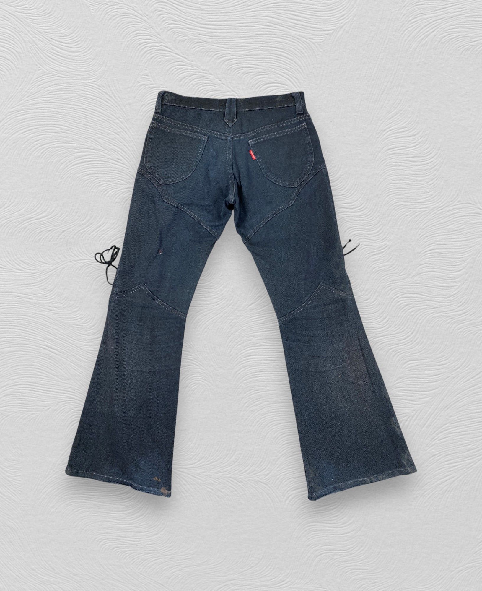 If Six Was Nine Tornado Mart Lace Up Flare Pants -CP282 Size US 30 / EU 46 - 2 Thumbnail
