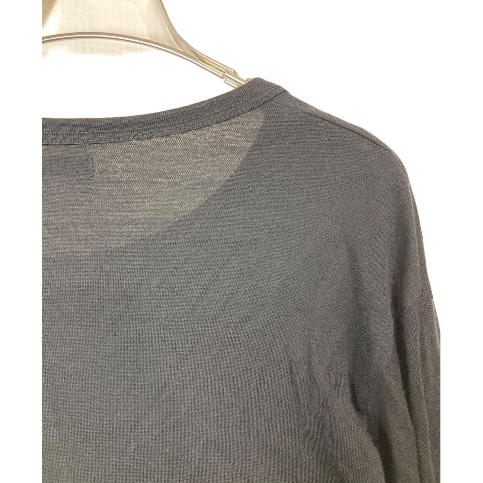 Yohji Yamamoto Yohji Yamamoto Sweater Pullover Wool Knit Black Size 3 Regular Mens Short Sleeve NOT Short Sleeve? Size US S / EU 44-46 / 1 - 7 Thumbnail