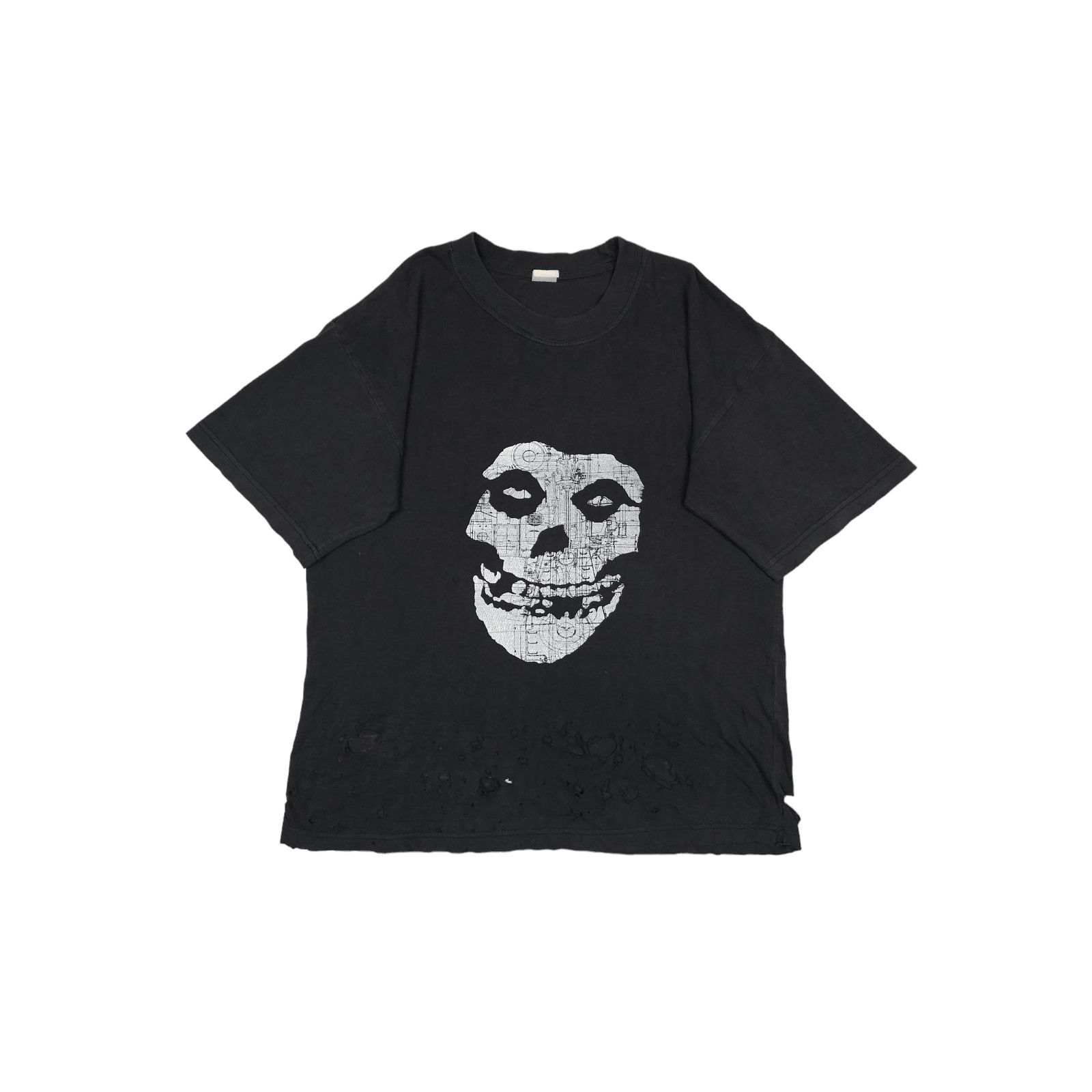 Band Tees × Misfits × Vintage 💎90's Thrashed Distressed MISFITS Punk Rock Band T-shirt XL Size US XL / EU 56 / 4 - 1 Thumbnail