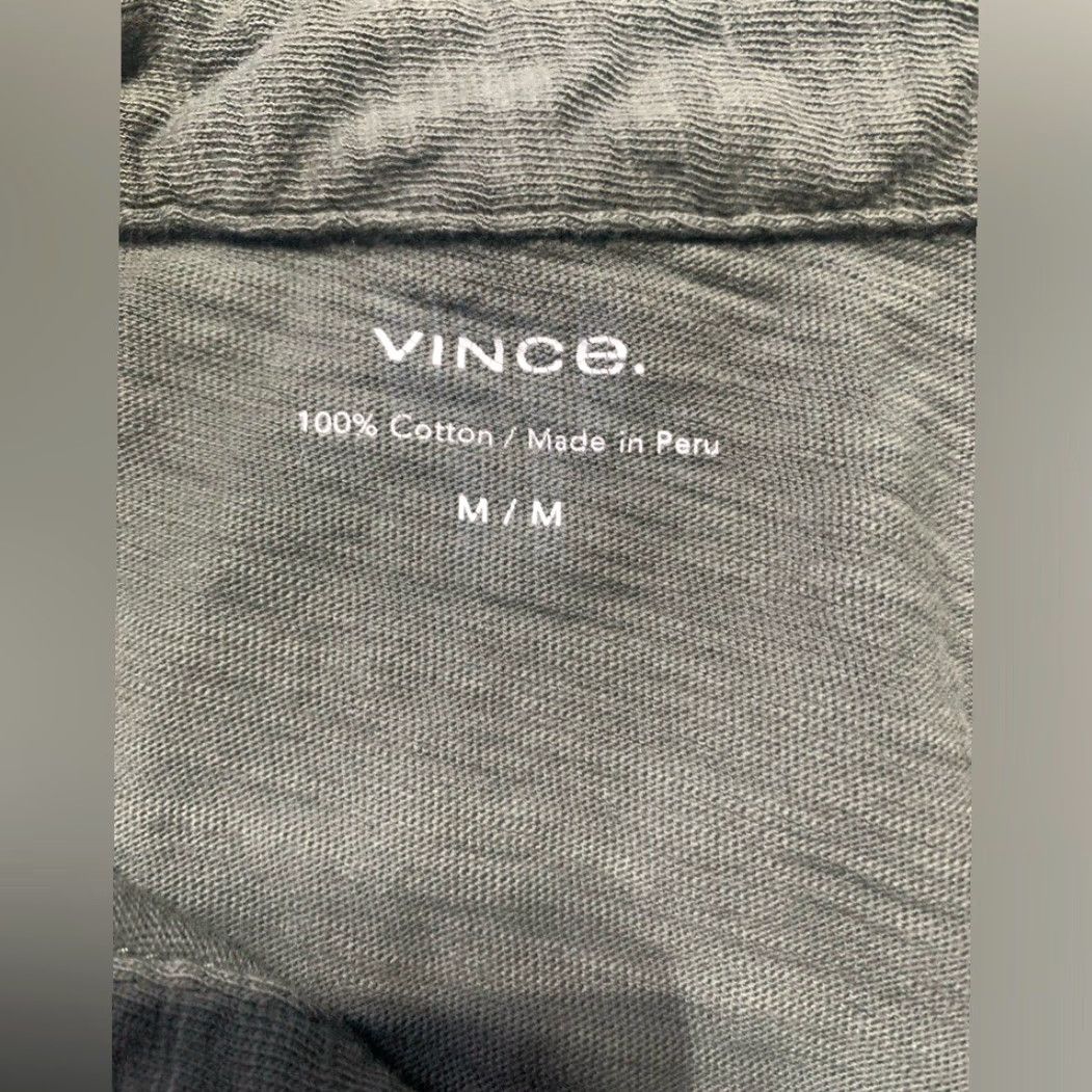 Vince Vince Polo Shirt Men M Medium Green Cotton Polo Shirt Size US M / EU 48-50 / 2 - 2 Thumbnail