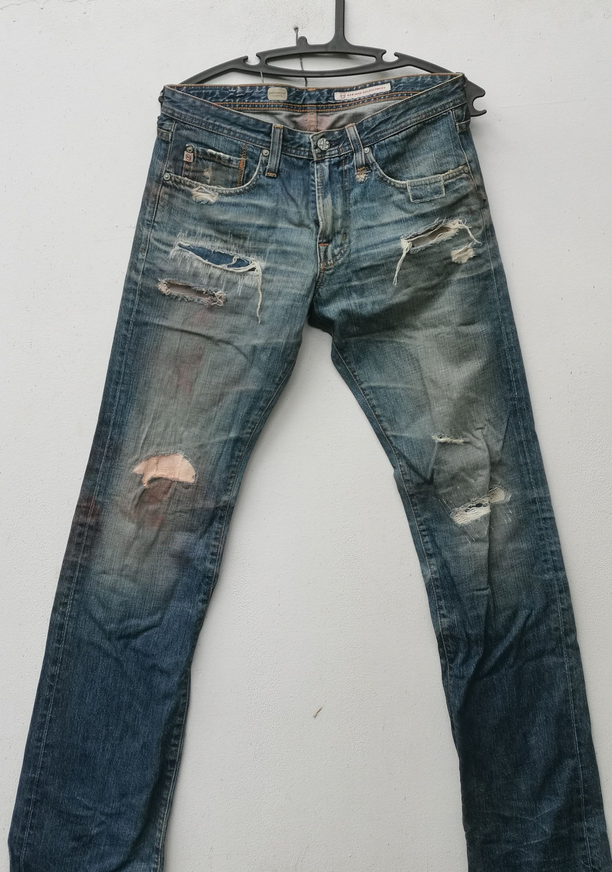 AG Adriano Goldschmied Rare AG Adriano Goldschmied denim nice design Size US 32 / EU 48 - 1 Thumbnail