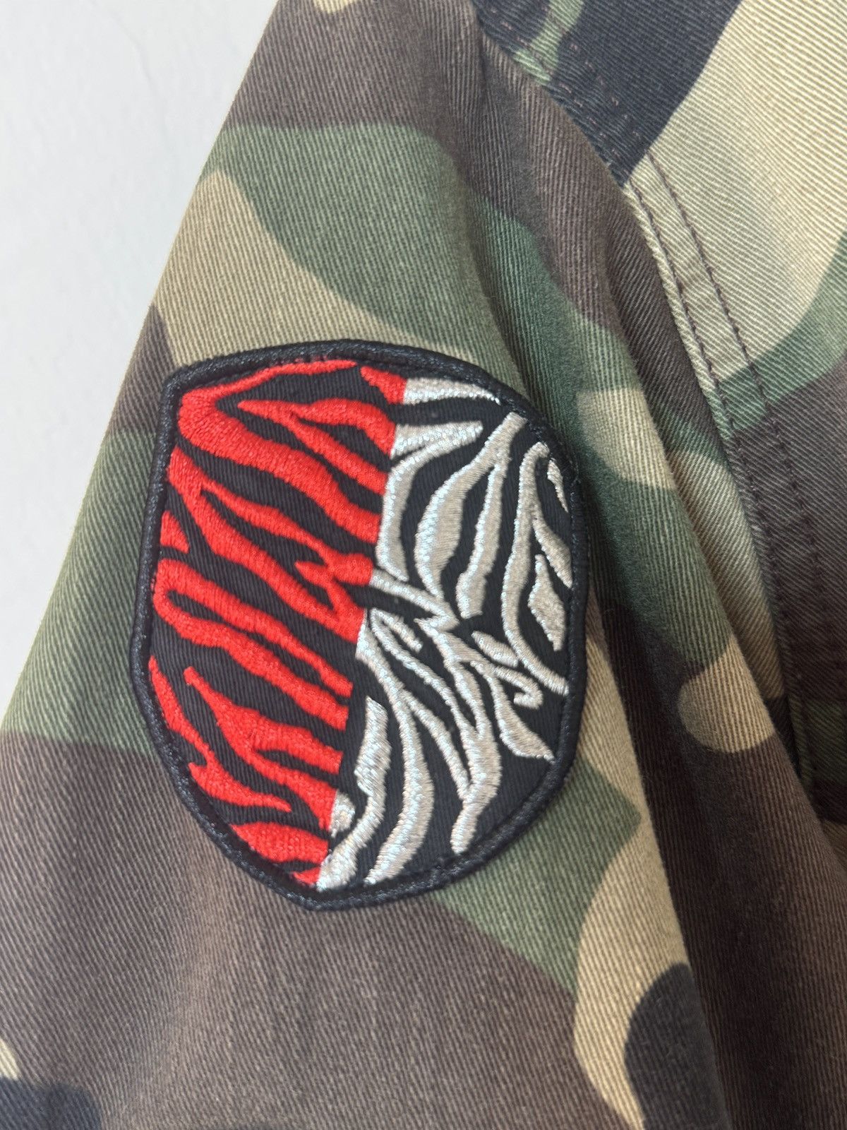 Saint Laurent Paris Saint Laurent Camo Military Jacket SS16 Size US XS / EU 42 / 0 - 3 Thumbnail