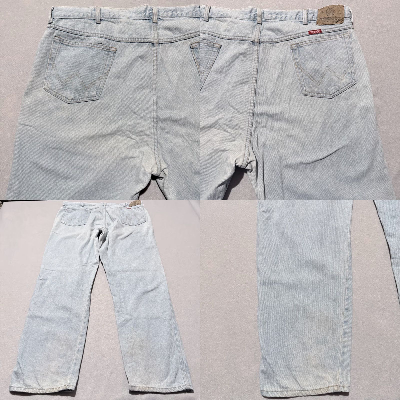 Wrangler Wrangler Jeans Men Blue Denim Pockets Classic Straight Zip Fly - W38 Size US 38 / EU 54 - 8 Thumbnail