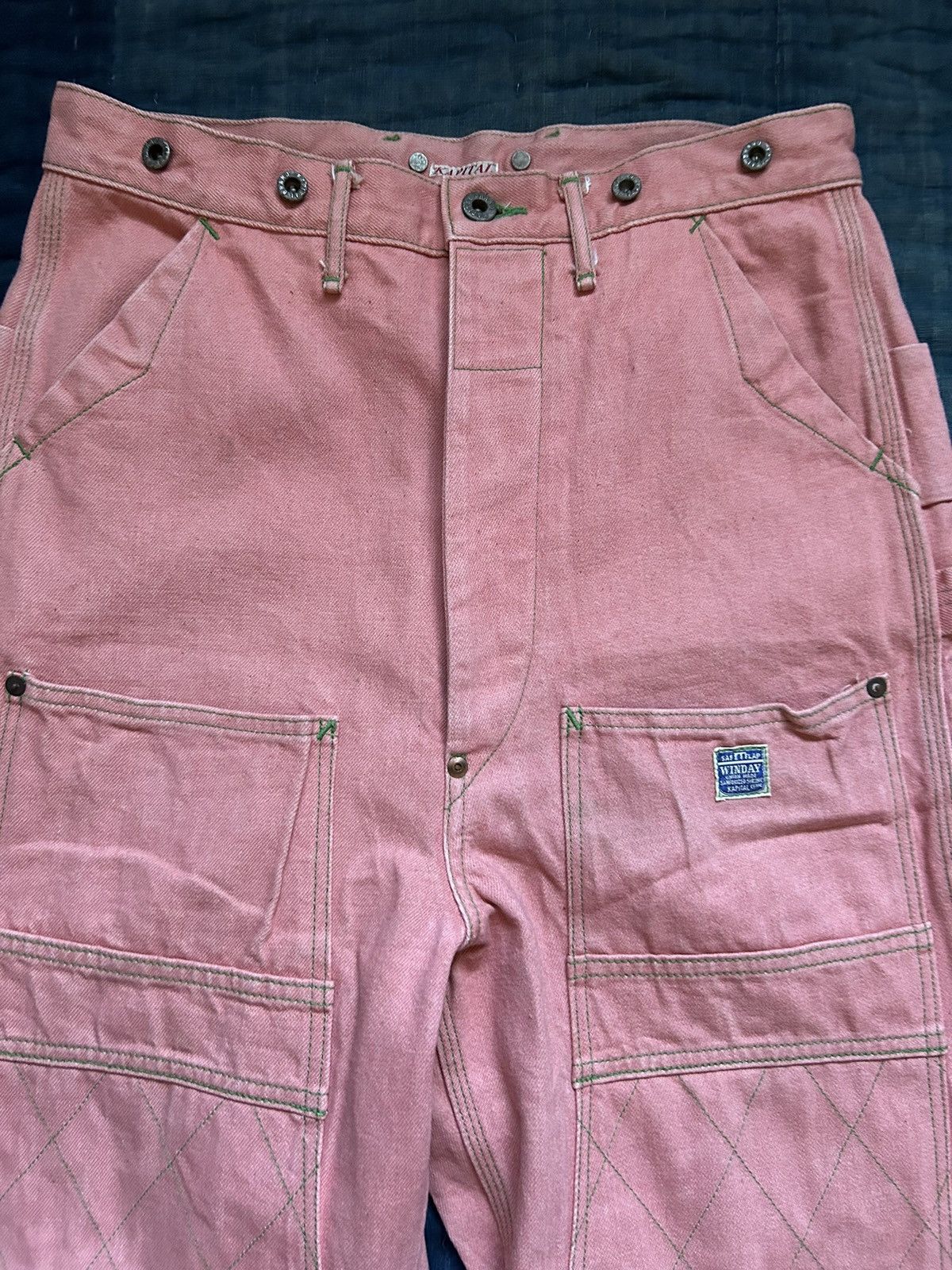 Kapital × Kapital Kountry KAPITAL color denim Double Knee Lumber Pants pink Size US 30 / EU 46 - 5 Thumbnail