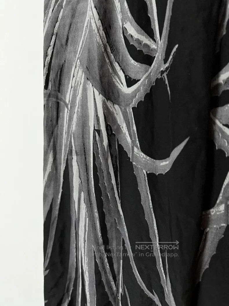 Yohji Yamamoto Yohji Yamamoto size 1 Cropped Silk Floral Wide Leg Kendo Pa Size US 28 / EU 44 - 4 Thumbnail