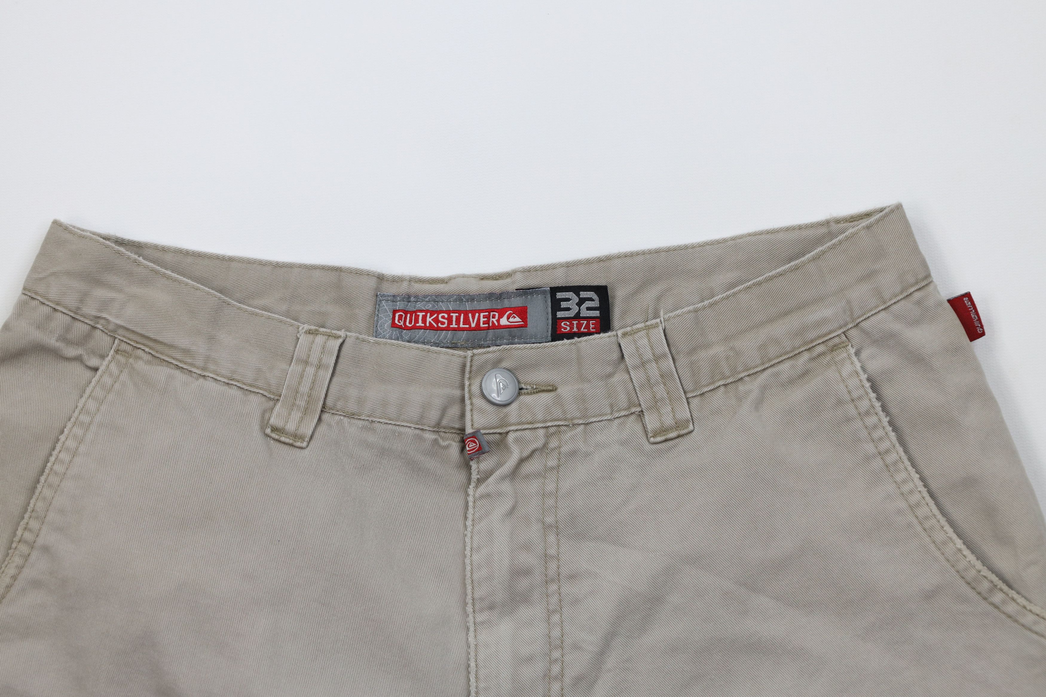 Quiksilver Vintage 90s Y2K Quiksilver Surfing Relaxed Fit Cargo Shorts Size US 32 / EU 48 - 2 Thumbnail