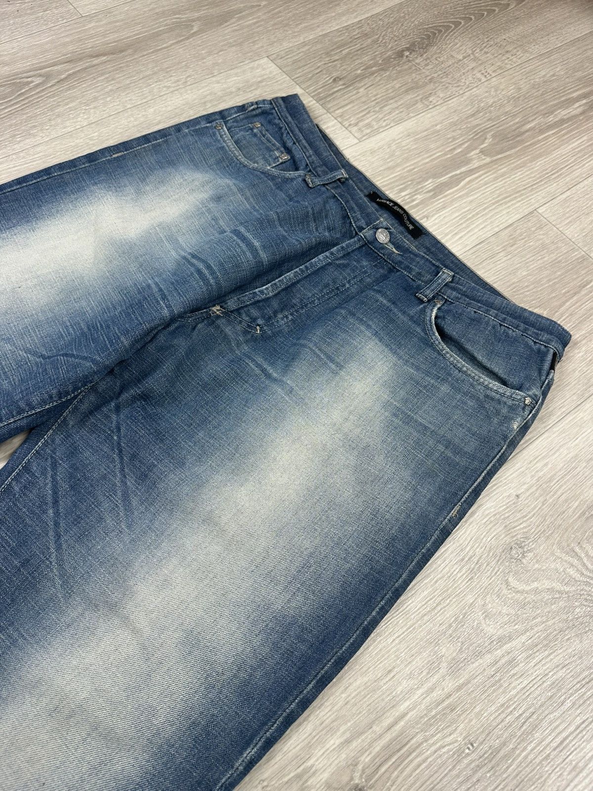 Versace × Versace Jeans Couture Baggy Versace Jeans Couture Distressed Denim Pants Size US 40 / EU 56 - 3 Thumbnail