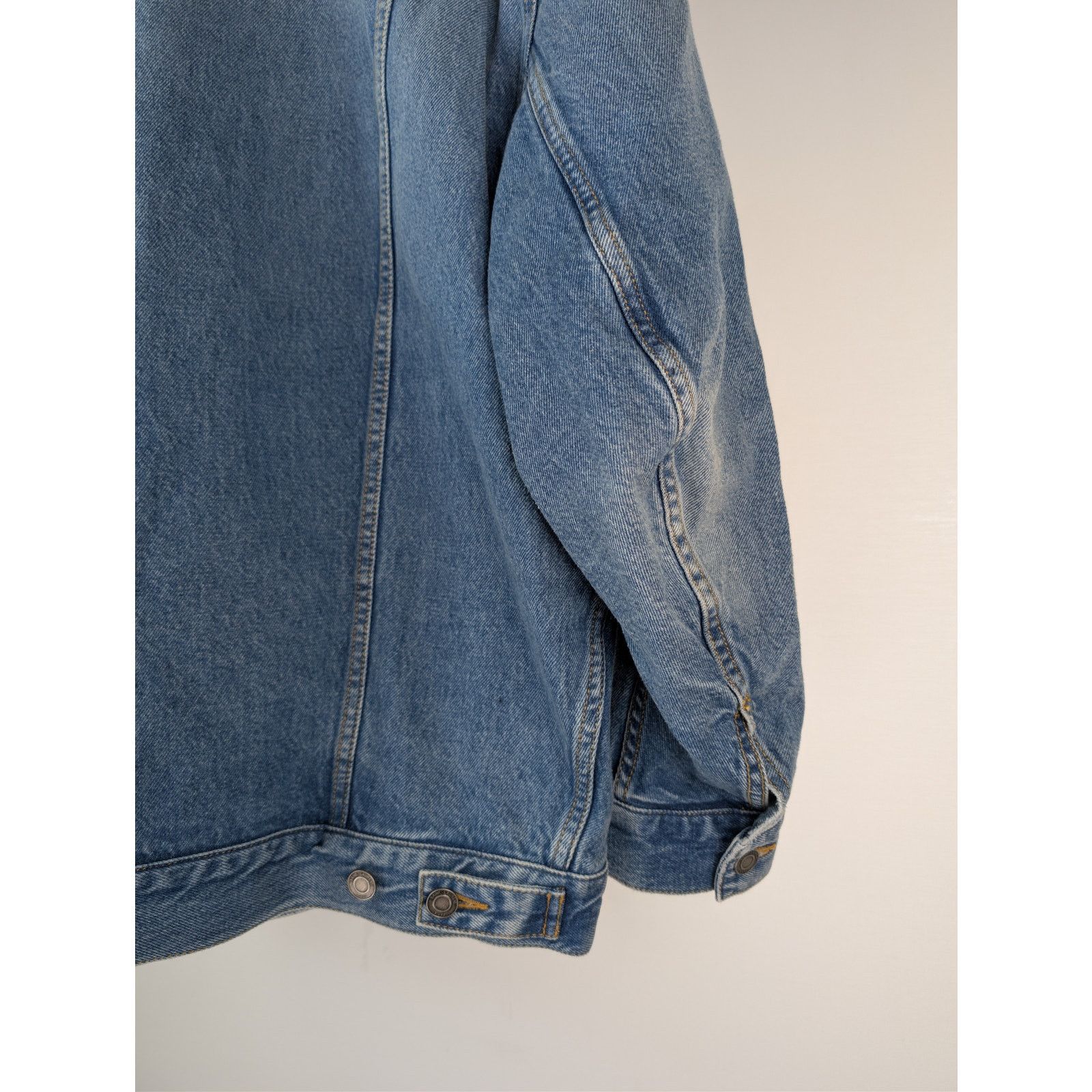 Saint Laurent Paris o1rshd1 Egg Shape Denim Jacket in Plain Lake Medium Blue Size US S / EU 44-46 / 1 - 13 Thumbnail