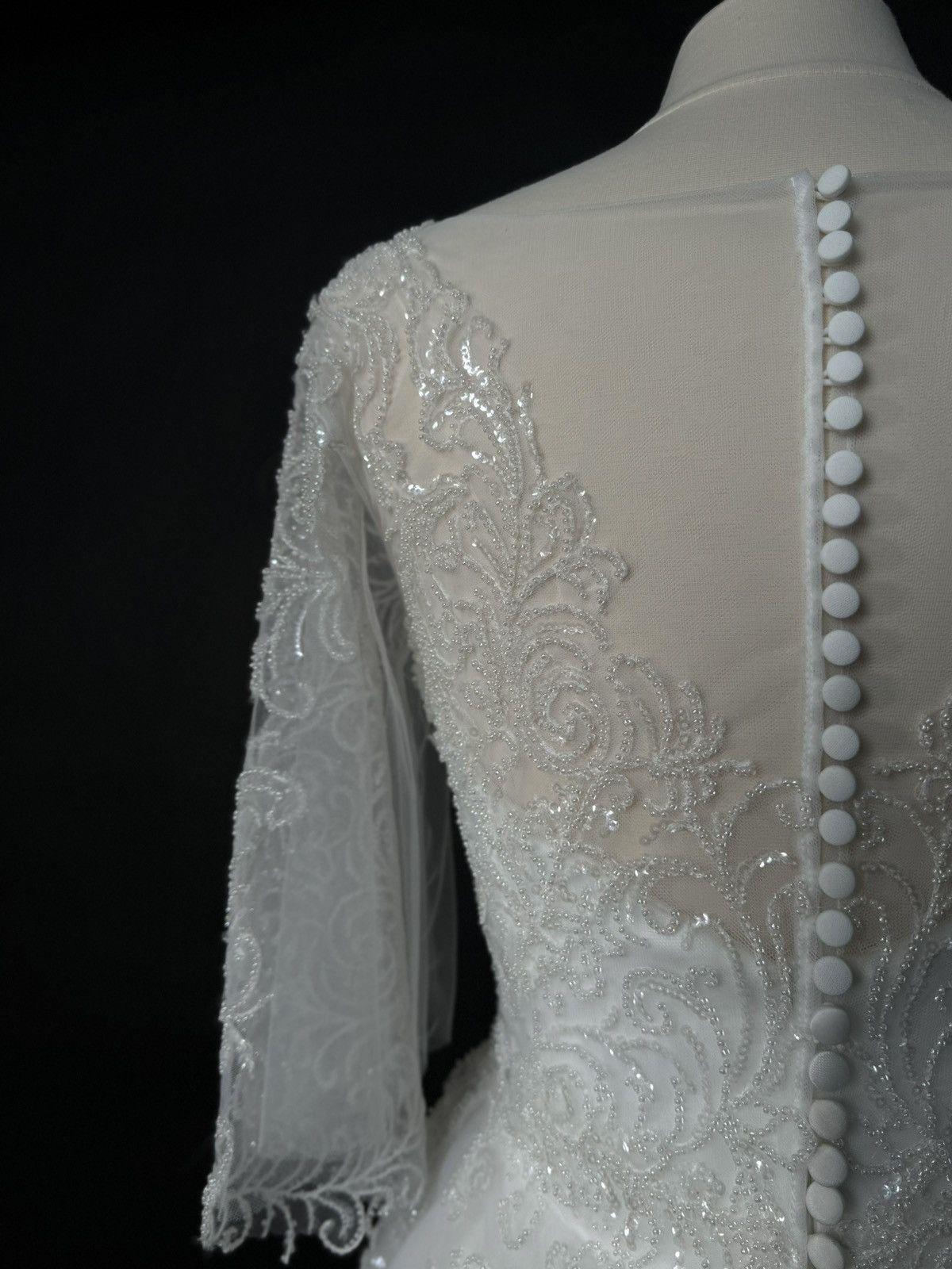 Other Brand New US 10 Anna Augusta Maxi Bridal Gown Size L / US 10 / IT 46 - 7 Thumbnail