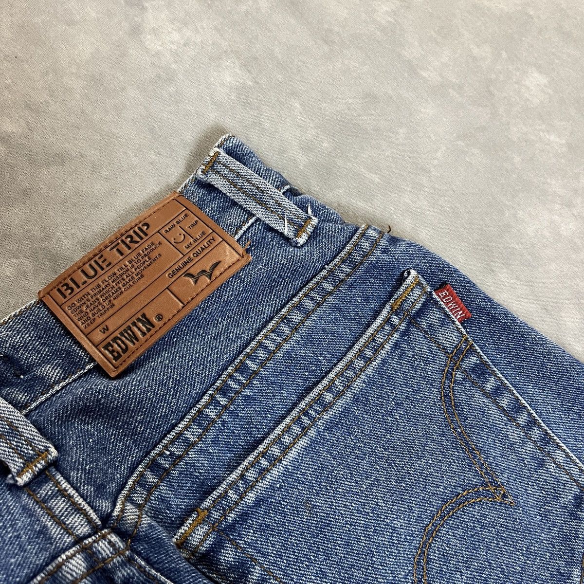 Edwin Edwin Japan Blue Trip Studded Denim y2k grunge punk Jeans Size US 28 / EU 44 - 8 Thumbnail